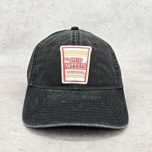 Nissin Cup Noodless New Hat H3 Headwear Strapback Dark Grey Color One‎ Size Cap